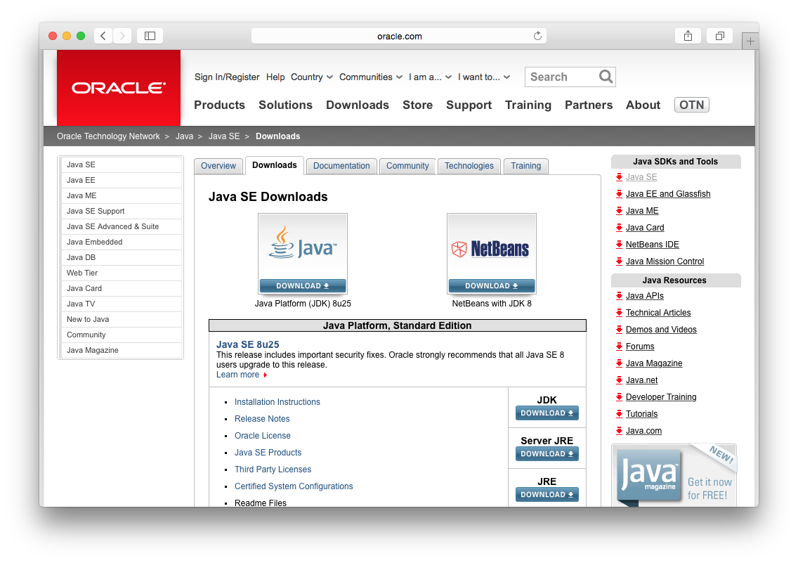 Download latest java for mac